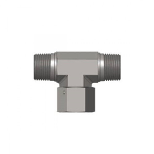 3/8 BSPT x 3/8 BSPP (SF) x 3/8 BSPT Swivel Tee